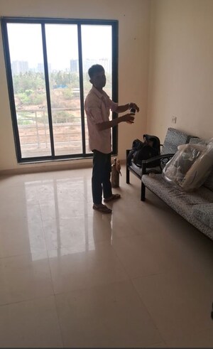 Living Room in 1 BHK Apartment at RD Parvati Homes, Taloja – for Rent