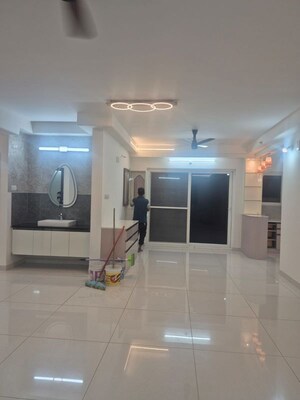 Living Room in 3 BHK Apartment at Aparna Sarovar Zicon, Nallagandla – for Rent