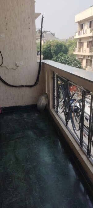Balcony in 4 BHK Builder Floor at Jasola – for Rent