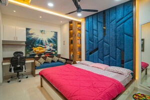 Bedroom in 2 BHK Apartment at Greenmark Mayfair Apartments, Tellapur – for Rent