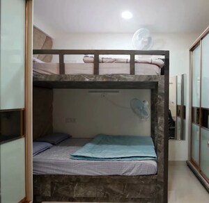 Bedroom in 2 BHK Apartment at Greenmark Mayfair Apartments, Tellapur – for Rent
