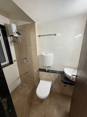 Bathroom in 3 BHK Apartment at Marathon Monte South, Byculla West – for Rent