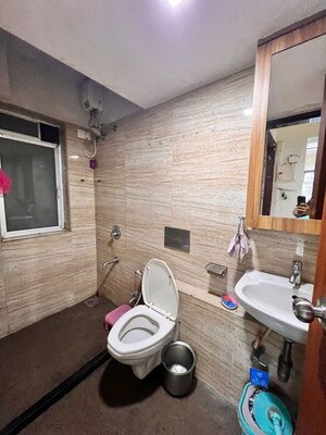 Bathroom in 2 BHK Apartment at Swapnalok Apartments Malad East, Malad East – for Rent