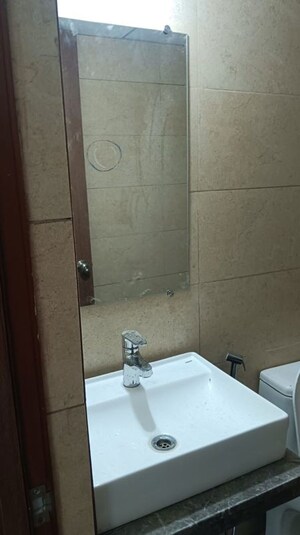Bathroom in 3 BHK Apartment at Damji Shamji Mahavir Spring Tulip Phase 1, Pokhran Road No Two – for Rent