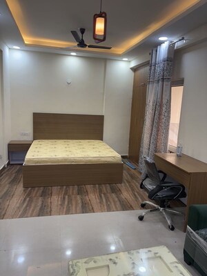 Living Room in 1 BHK Apartment at Supertech Czar Suites, Omicron I Greater Noida – for Rent