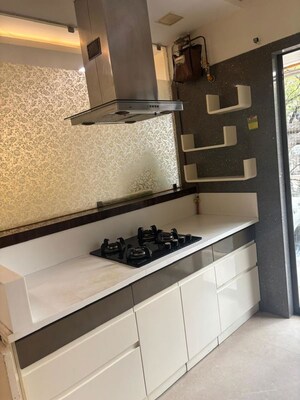 Kitchen in 2 BHK Apartment at Jaycee Bhagtani Elegance, Andheri West – for Rent