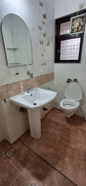 Bathroom in 2 BHK Apartment at Samartha Deep, Andheri West – for Rent