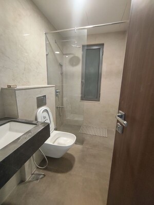 Bathroom in 3 BHK Apartment at Lodha The Park, Worli – for Rent
