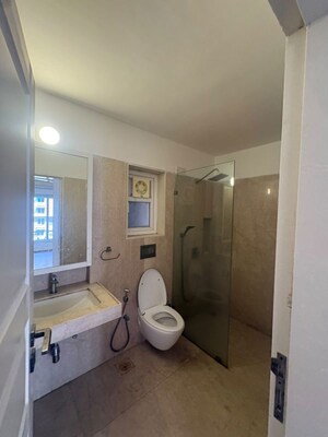 Bathroom in 2 BHK Apartment at LnT Crescent Bay T3, Parel – for Rent