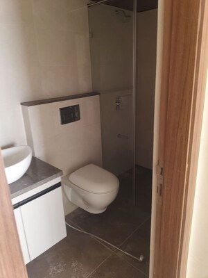 Bathroom in 1 BHK Apartment at Paranjape Athena, Bandra East – for Rent