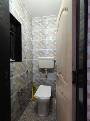 Bathroom in 2 BHK Apartment at Lake avenue CHS, Powai – for Rent