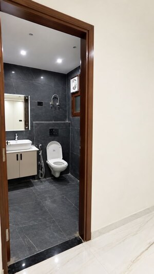 Bathroom in 4 BHK Builder Floor at Chattarpur – for Rent