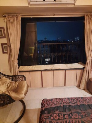 Living Room in 2 BHK Apartment at Bhagtani Heights, Versova – for Rent