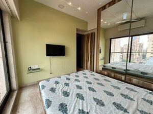 Bedroom in 4 BHK Apartment at Cosmopolis Tower, Andheri West – for Rent