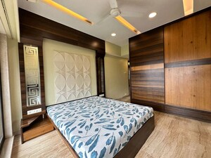 Bedroom in 4 BHK Apartment at Cosmopolis Tower, Andheri West – for Rent