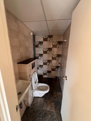 Bathroom in 2 BHK Apartment at Mahindra Happinest Tathawade Phase 1, Tathawade – for Rent