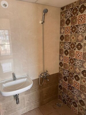 Bathroom in 2 BHK Apartment at Mahindra Happinest Tathawade Phase 1, Tathawade – for Rent
