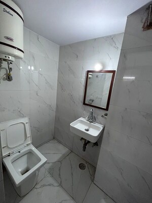 Bathroom in 3 BHK Builder Floor at Sarvapriya Vihar – for Rent