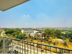 Balcony in 3 BHK Apartment at Godrej Aqua, International Airport Road – for Rent