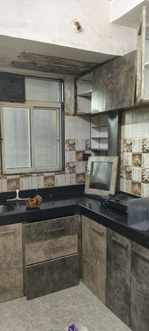 Kitchen in 1 BHK Apartment at Kopar Khairane – for Rent