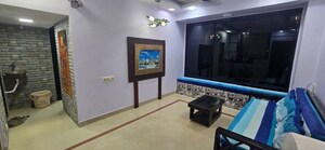 Living Room in 1 BHK Apartment at Ajmera Bhakti Park, Bhakti Park – for Rent