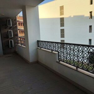 Balcony in 4 BHK Apartment at DLF Alameda Independent Floors, Sector 73 – for Rent