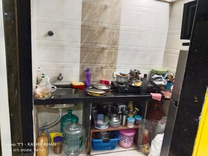 Kitchen in 1 BHK Apartment at Subham Galaxy Kopar Khairane, Kopar Khairane – for Rent