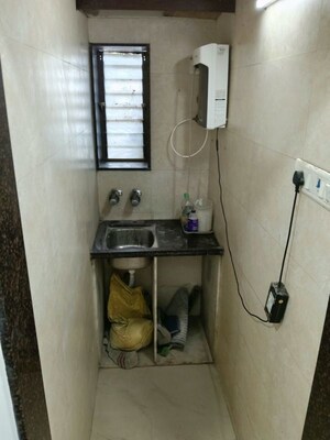 Bathroom in 2 BHK Apartment at Poonam Apartments Worli, Worli – for Rent