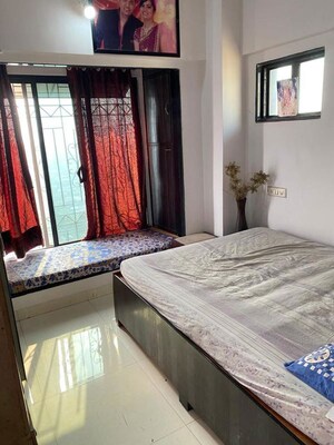 Bedroom in 1 BHK Apartment at Airoli Sector 20 – for Rent