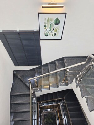 Staircase in 4 BHK Villa at Radiance Gardenia, Off Hennur Road – for Rent