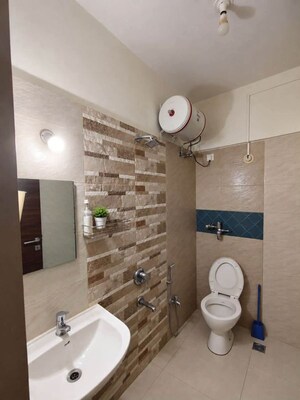 Bathroom in 1 BHK Apartment at Anjali Chs Varsova, Versova – for Rent