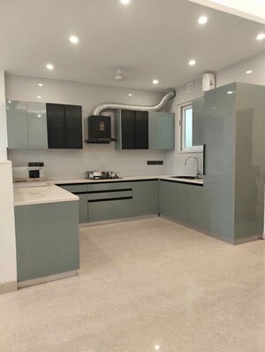 Kitchen in 3 BHK Builder Floor at Sushant Lok I – for Rent