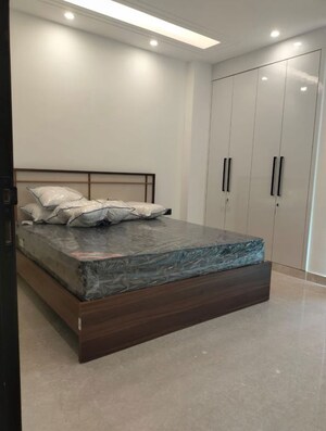 Bedroom in 3 BHK Builder Floor at Sushant Lok I – for Rent