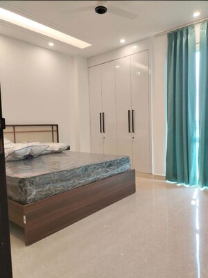 Bedroom in 3 BHK Builder Floor at Sushant Lok I – for Rent