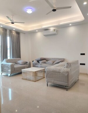 Living Room in 3 BHK Builder Floor at Sushant Lok I – for Rent