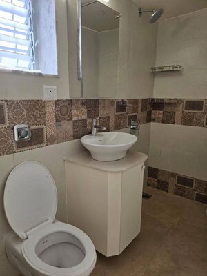 Bathroom in 1 BHK Apartment at Aparna  Juhu, Juhu – for Rent