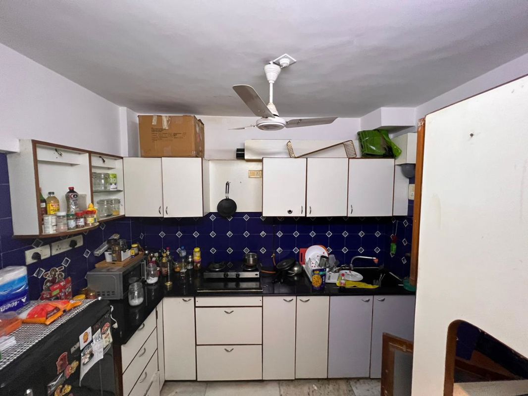 Kitchen in 2 BHK Apartment at Mandar Apartments, Andheri West – for Rent