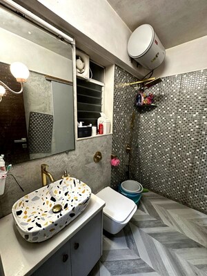 Attached Bathroom in 2 BHK Apartment at Romell Diva, Malad West – for Sale