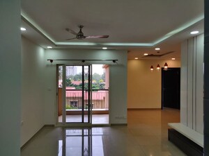 Living Room in 3 BHK Apartment at Sobha City, Thanisandra Main Road – for Rent