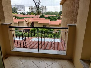 Balcony in 3 BHK Apartment at Sobha City, Thanisandra Main Road – for Rent