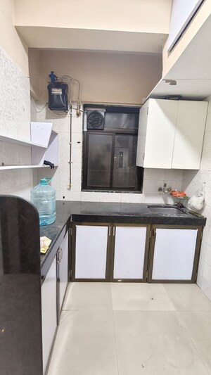 Kitchen in 1 BHK Apartment at Sanjay Gandhi Nagar CHS, Malad East – for Rent