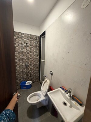 Bathroom in 1 BHK Apartment at Mukta Residency, Shilphata – for Rent