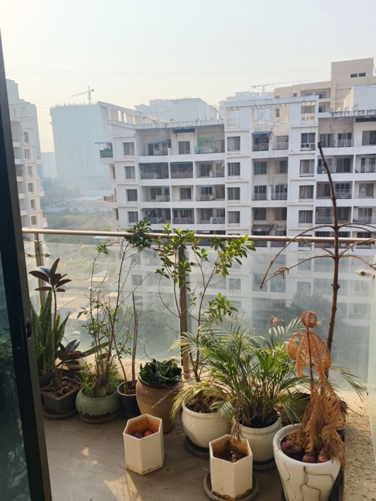 Balcony, goel-ganga-florentina 2 Bedroom 1100 Sq.Ft. Apartment In Nibm Annexe Pune 10796753