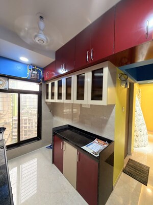 Staircase in 1 BHK Apartment at Adityaraj Breeze, Vikhroli East – for Rent