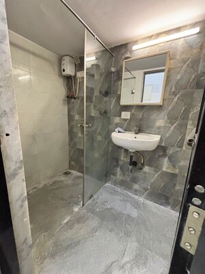 Bathroom in 2 BHK Apartment at Happy Home Residency, Mira Road – for Rent