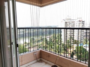 Balcony in 2 BHK Apartment at Kumar Samruddhi Society, Vishrantwadi – for Rent