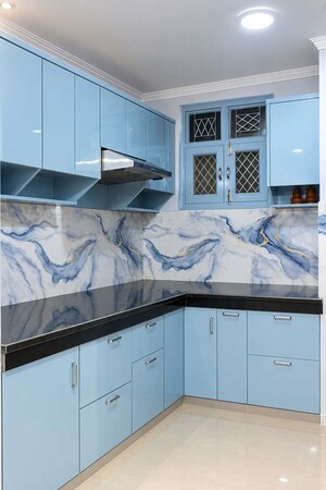 Kitchen in 3 BHK Builder Floor at Sector 1 Dwarka – for Sale