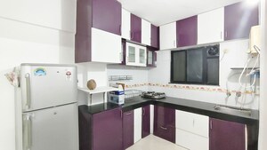Kitchen in 2 BHK Builder Floor at Pratham Residency, Wadgaon Sheri – for Rent