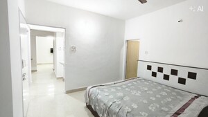 Master Bedroom in 2 BHK Builder Floor at Pratham Residency, Wadgaon Sheri – for Rent
