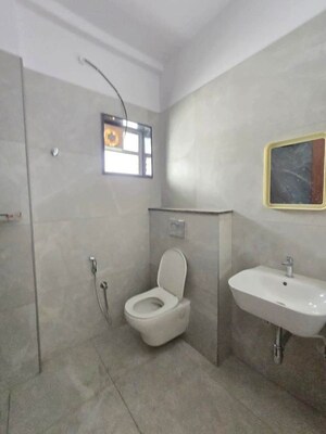 Bathroom in 3 BHK Apartment at Brighton Court, Halasuru – for Rent